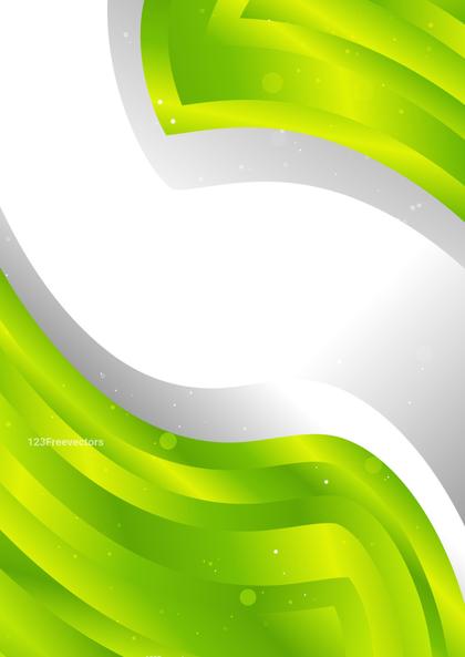 Green Wave Background