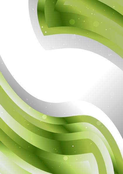 Green Wave Background