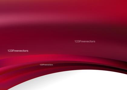Crimson Wave Abstract