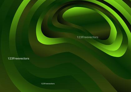 Green Wave Abstract