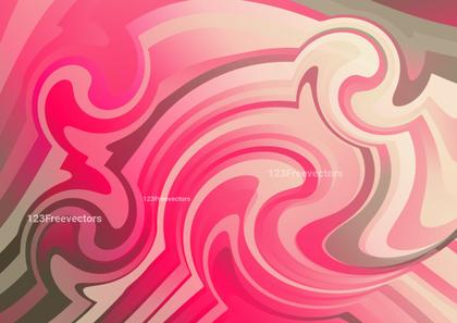 Swirling Pink Abstract