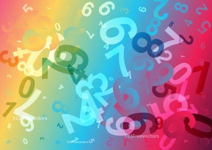 Abstract Number Background