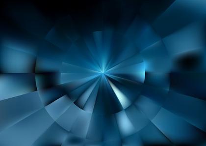 Blue Radial Burst