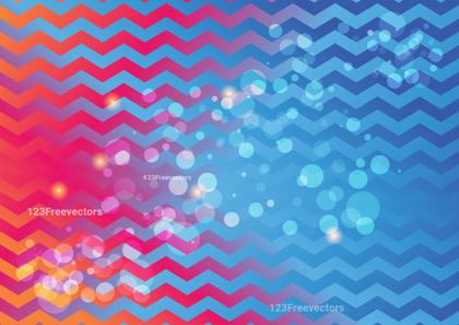 Abstract Chevron Background with Bubbles