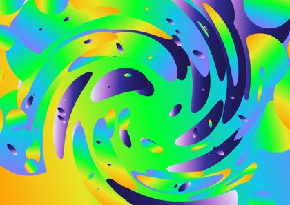 Swirling Abstract Composition