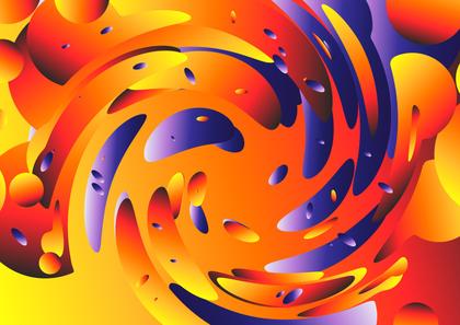 Swirling Abstract Composition