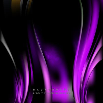Purple Black Wave Background Template