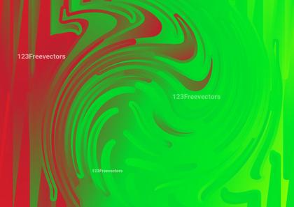 Swirling Red and Green Gradient