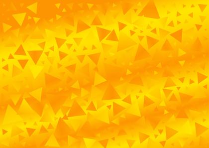 Orange Triangle Abstract