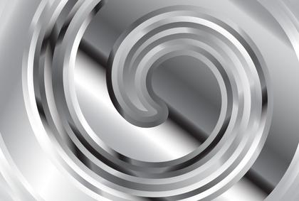 Abstract Grey Gradient Twirl Background