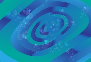 Abstract Blue Swirl