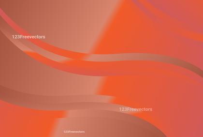Abstract Orange Waves