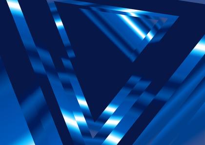 Geometric Blue Abstraction