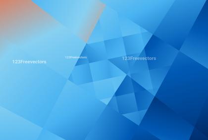 Abstract Blue Geometric Background