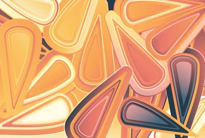 Abstract Tear Drop Shapes