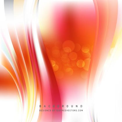 Red Yellow Wave Design Background