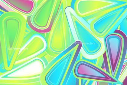 Colorful Abstract Tear Drop Pattern Background