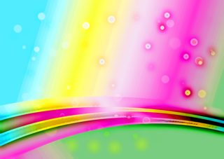 Abstract Rainbow Bubbles