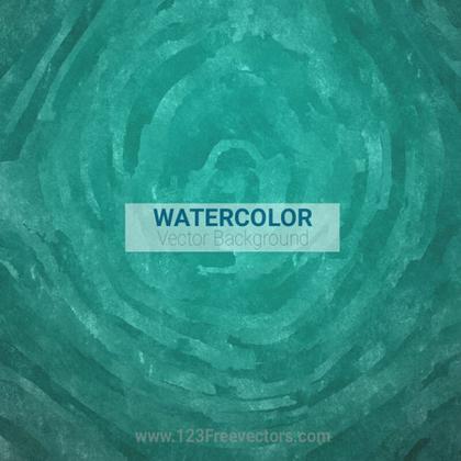 Turquoise Watercolor Background