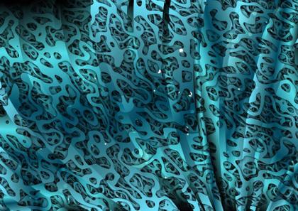 Teal Layered Pattern