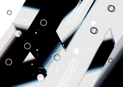 Blue Black and White Abstract Background Design