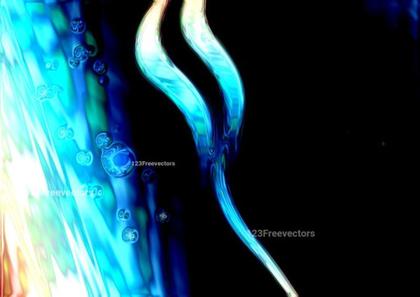 Abstract Blue Swirls