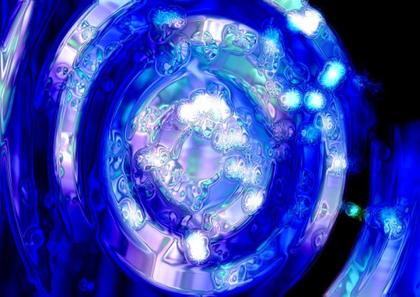 Luminous Blue Rings