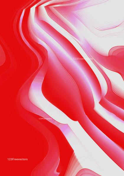 Red Swirls Abstract