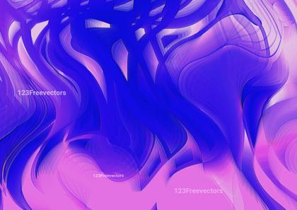Abstract Blue and Pink Swirls