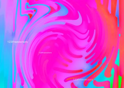 Swirling Neon Abstract