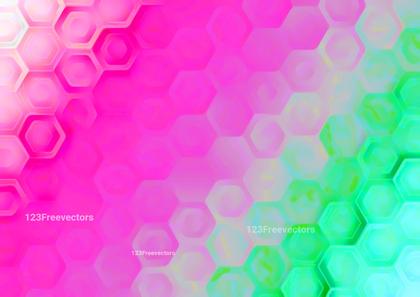 Elegant Fusion: Captivating Pink and Green Abstract Designs