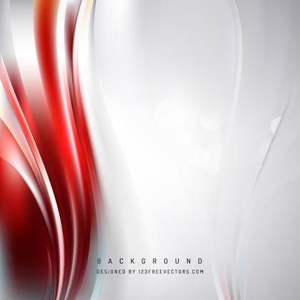 Red White Curve Background