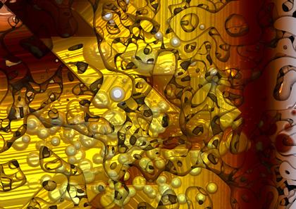 Abstract Golden Shapes