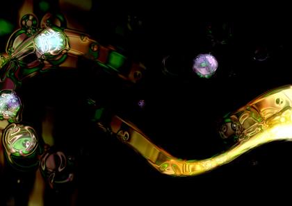 Glowing Glass Forms