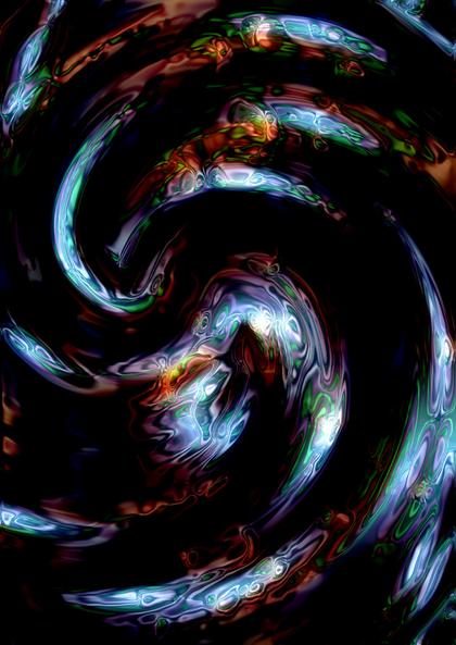 Swirling Abstract Reflections