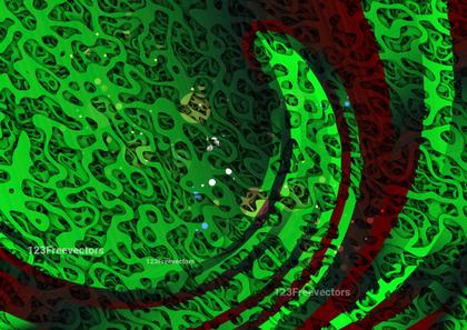 Organic Green and Red Composition