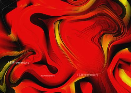 Swirling Red Abstract