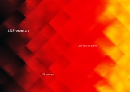 Abstract Red and Yellow Squares