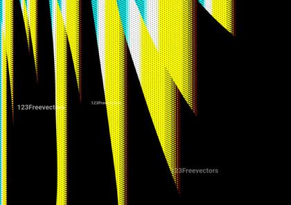 Abstract Blue Yellow and Black Background