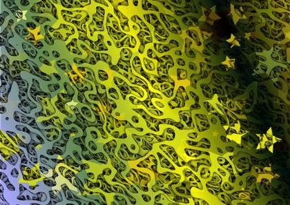 Abstract Layered Pattern with Stars