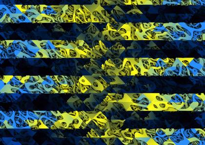 Vibrant Fusion: A Collection of Blue Yellow and Black Designs
