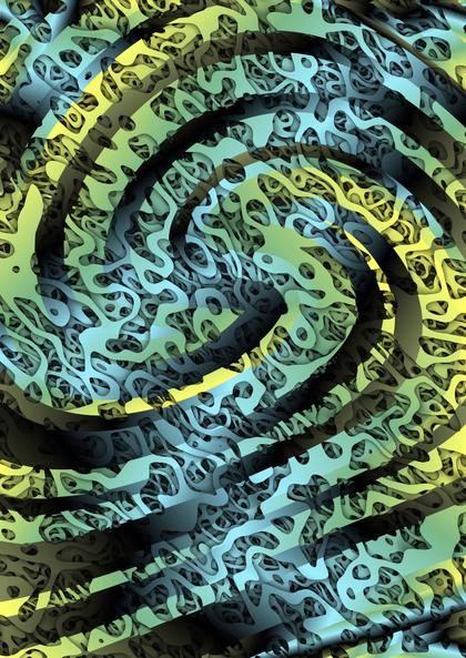 Swirling Abstract Composition