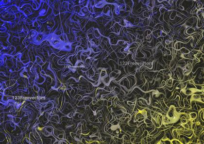 Blue Yellow and Black Graphic Background Design
