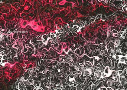 Swirling Red and White Abstract