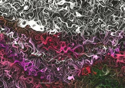 Abstract Swirls in Pink and White