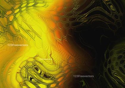 Vibrant Fusion: Creative Collection of Yellow Orange and Black Designs