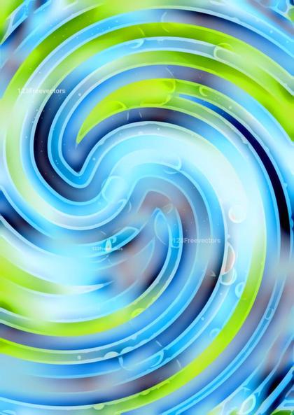 Creative Collection: Blue Green and White Abstract Background Designs