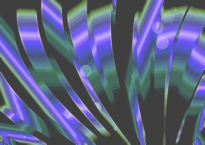Abstract Wavy Ribbons