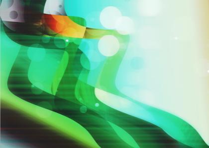 Abstract Green And Teal