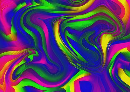 Swirling Color Abstract